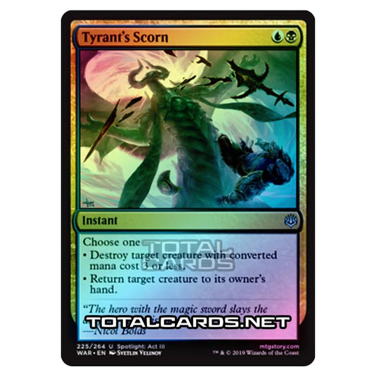 Magic The Gathering - War of The Spark - Tyrant's Scorn - 225/264 (Foil)