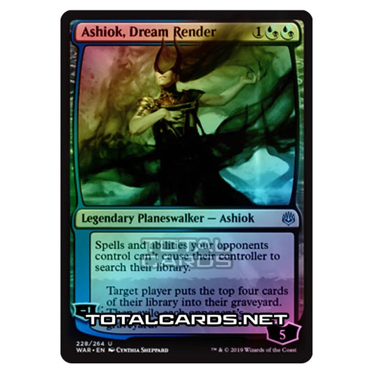 Magic The Gathering - War of The Spark - Ashiok, Dream Render - 228/264 (Foil)
