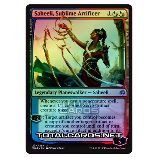 Magic The Gathering - War of The Spark - Saheeli, Sublime Artificer - 234/264 (Foil)