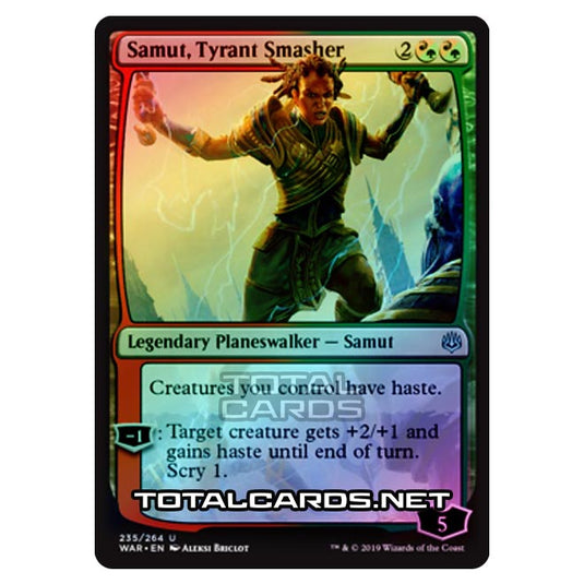 Magic The Gathering - War of The Spark - Samut, Tyrant Smasher - 235/264 (Foil)
