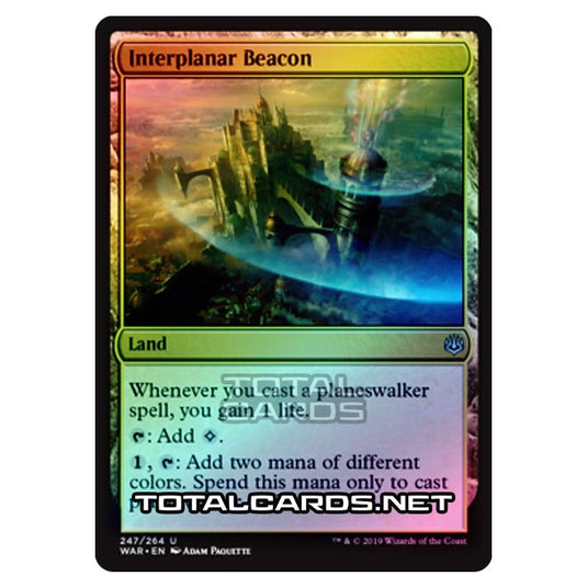 Magic The Gathering - War of The Spark - Interplanar Beacon - 247/264 (Foil)