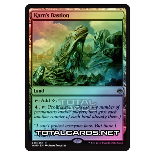 Magic The Gathering - War of The Spark - Karn's Bastion - 248/264 (Foil)