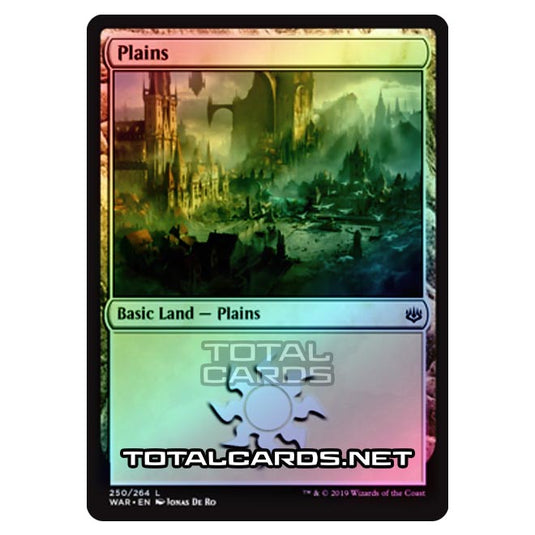 Magic The Gathering - War of The Spark - Plains - 250/264 (Foil)