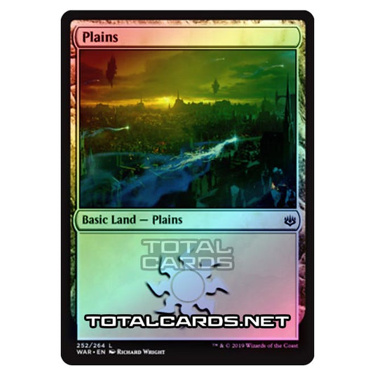 Magic The Gathering - War of The Spark - Plains - 252/264 (Foil)