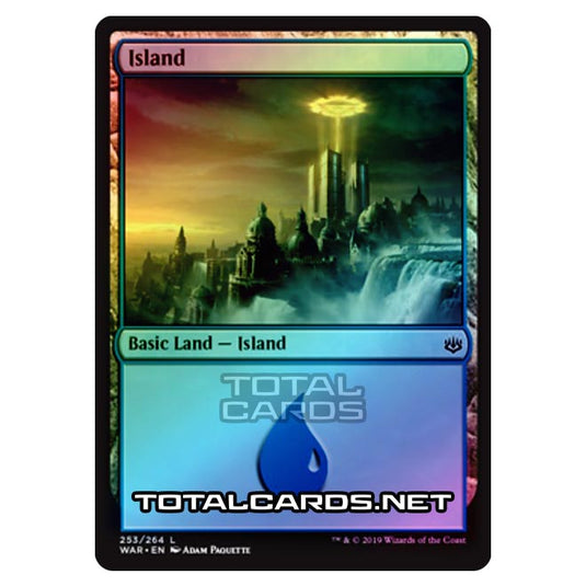 Magic The Gathering - War of The Spark - Island - 253/264 (Foil)