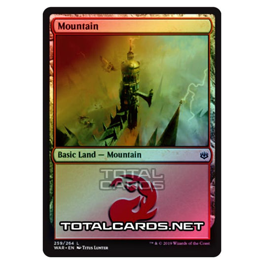 Magic The Gathering - War of The Spark - Mountain - 259/264 (Foil)