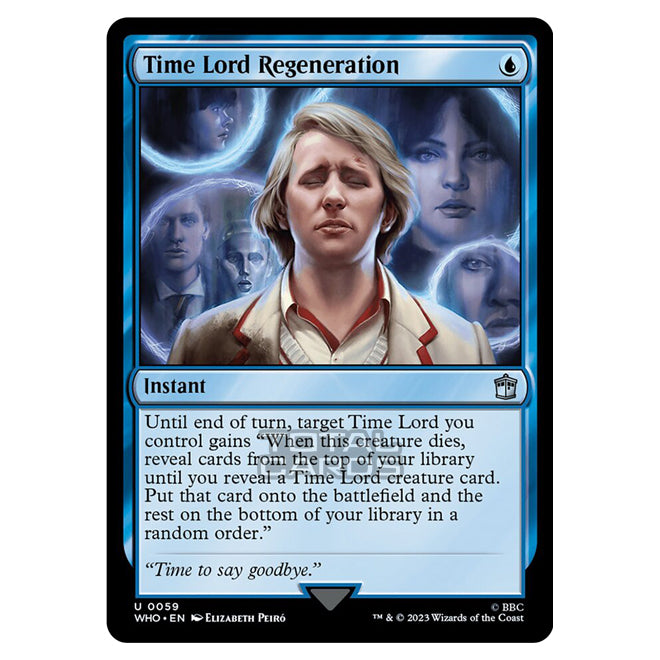 regeneration mtg card Magic The Gathering - Universes Beyond - Doctor Who