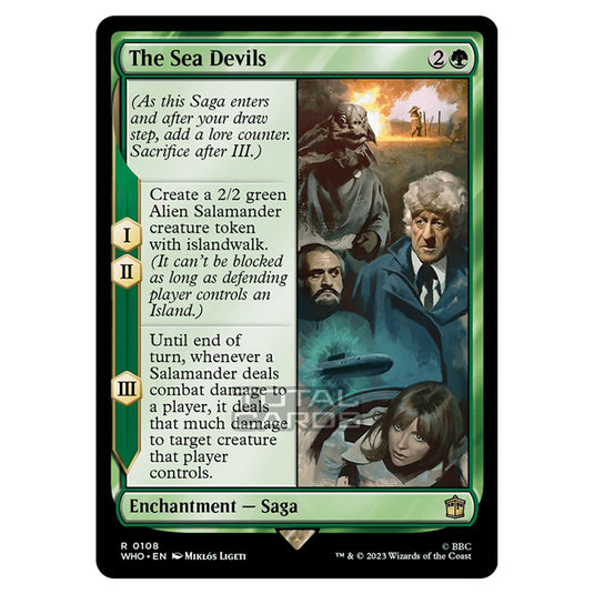 Magic The Gathering - Universes Beyond - Doctor Who - The Sea Devils - 0108