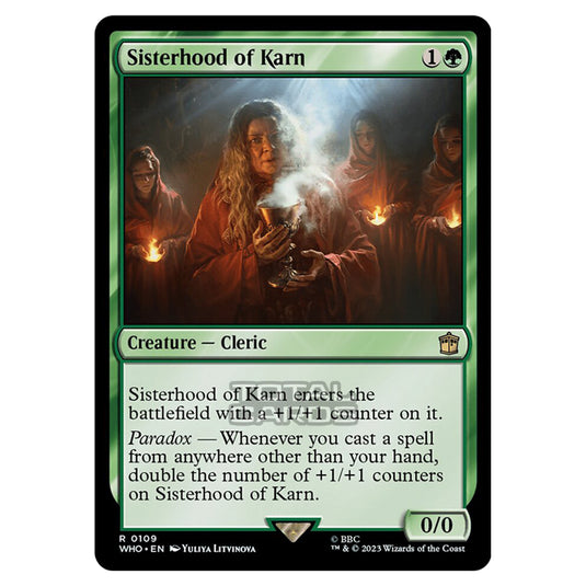 Magic The Gathering - Universes Beyond - Doctor Who - Sisterhood of Karn - 0109