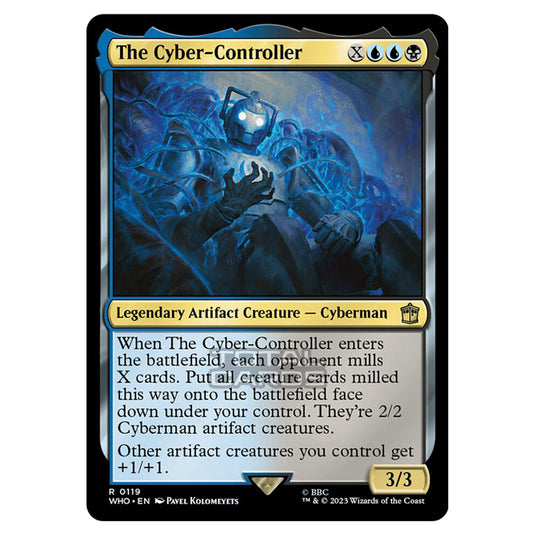 Magic The Gathering - Universes Beyond - Doctor Who - The Cyber-Controller - 0119