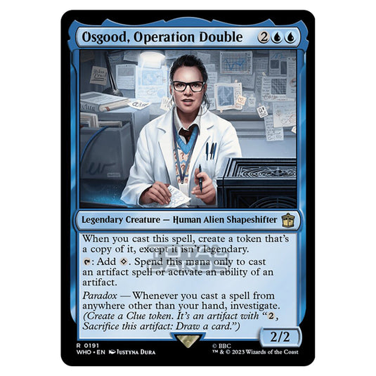 Magic The Gathering - Universes Beyond - Doctor Who - Osgood, Operation Double - 0191