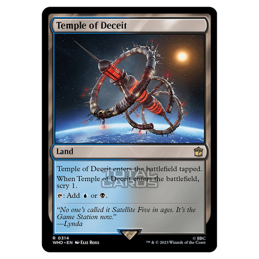 Magic The Gathering - Universes Beyond - Doctor Who - Temple of Deceit - 0314