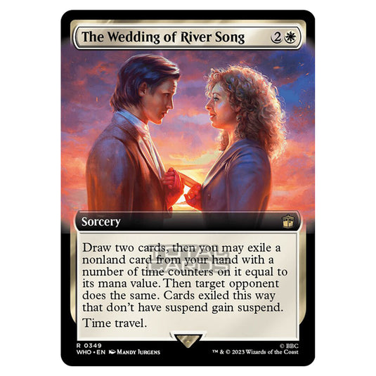 Magic The Gathering - Universes Beyond - Doctor Who - The Wedding of River Song (Extended Art) - 0349