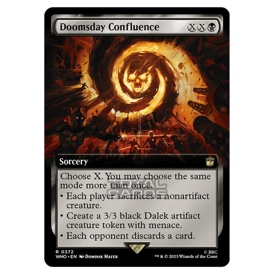Magic The Gathering - Universes Beyond - Doctor Who - Doomsday Confluence (Extended Art) - 0372
