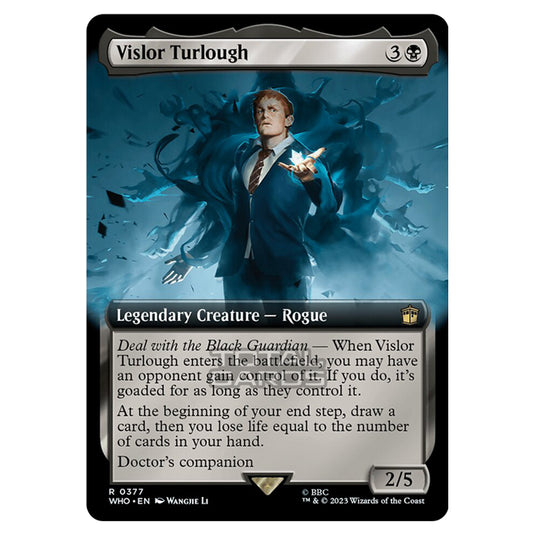 Magic The Gathering - Universes Beyond - Doctor Who - Vislor Turlough (Extended Art) - 0377