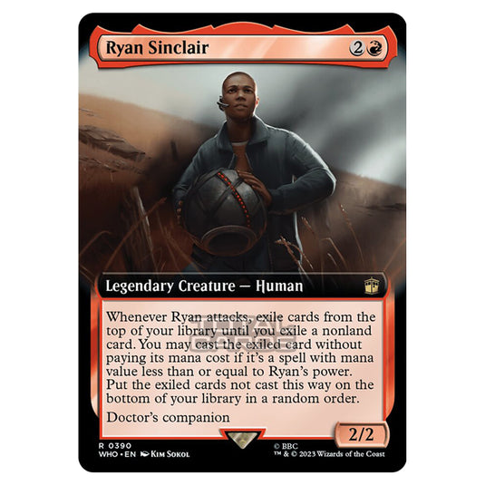 Magic The Gathering - Universes Beyond - Doctor Who - Ryan Sinclair (Extended Art) - 0390