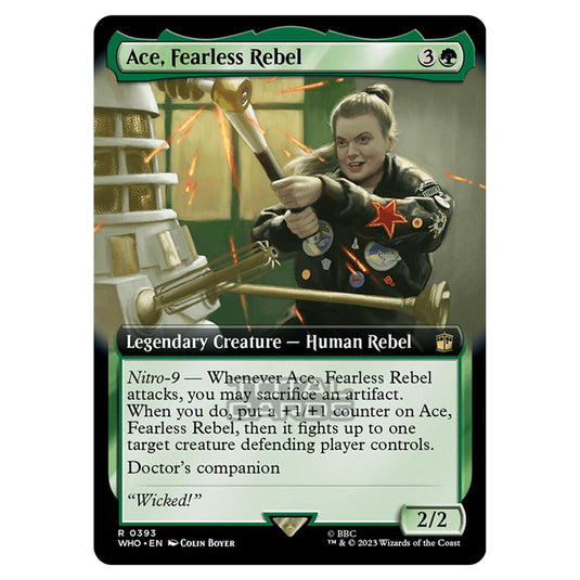 Magic The Gathering - Universes Beyond - Doctor Who - Ace, Fearless Rebel (Extended Art) - 0393