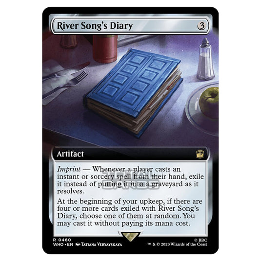 Magic The Gathering - Universes Beyond - Doctor Who - River Song's Diary (Extended Art) - 0460