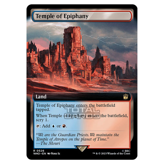 Magic The Gathering - Universes Beyond - Doctor Who - Temple of Epiphany (Extended Art) - 0526