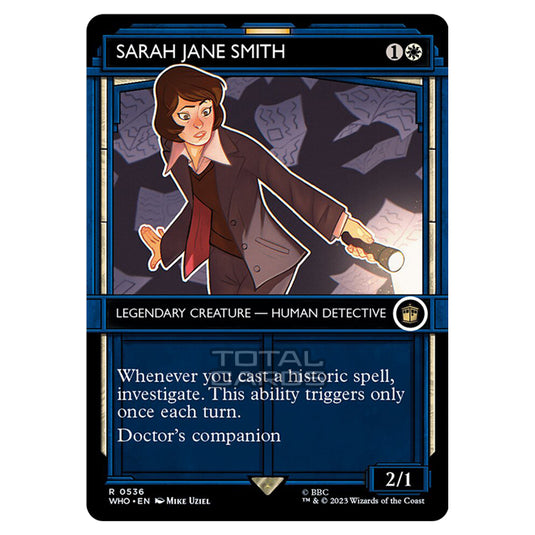 Magic The Gathering - Universes Beyond - Doctor Who - Sarah Jane Smith (TARDIS Showcase) - 0536