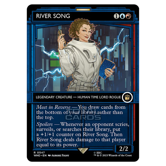 Magic The Gathering - Universes Beyond - Doctor Who - River Song (TARDIS Showcase) - 0547