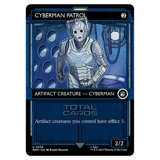 Magic The Gathering - Universes Beyond - Doctor Who - Cyberman Patrol (TARDIS Showcase) - 0550