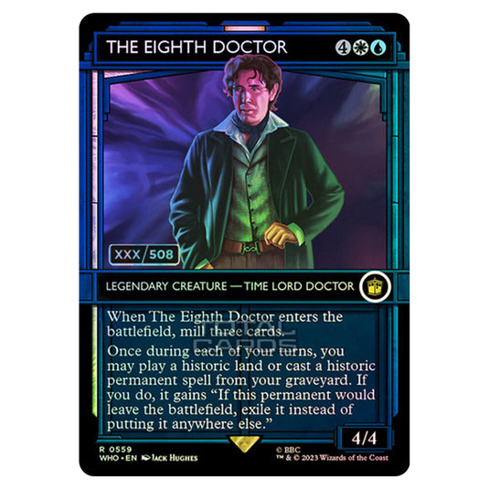 Magic The Gathering - Universes Beyond - Doctor Who - The Eighth Doctor (TARDIS Showcase) - 0559a