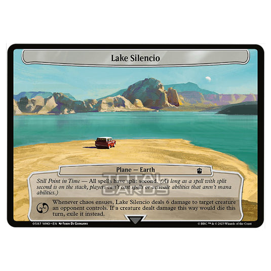 Magic The Gathering - Universes Beyond - Doctor Who - Lake Silencio (Planar Card) - 0587