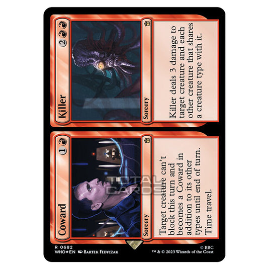 Magic The Gathering - Universes Beyond - Doctor Who - Coward // Killer (Surge Foil) - 0682