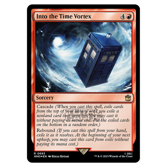 Magic The Gathering - Universes Beyond - Doctor Who - Into the Time Vortex (Surge Foil) - 0693