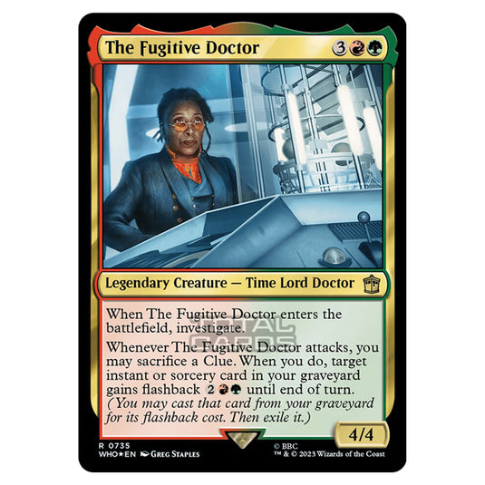 Magic The Gathering - Universes Beyond - Doctor Who - The Fugitive Doctor (Surge Foil) - 0735
