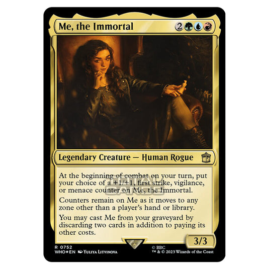Magic The Gathering - Universes Beyond - Doctor Who - Me, the Immortal (Surge Foil) - 0752