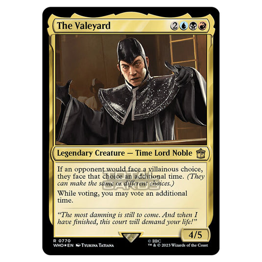 Magic The Gathering - Universes Beyond - Doctor Who - The Valeyard (Surge Foil) - 0770
