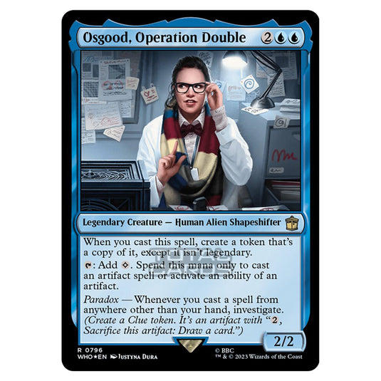 Magic The Gathering - Universes Beyond - Doctor Who - Osgood, Operation Double (Surge Foil) - 0796