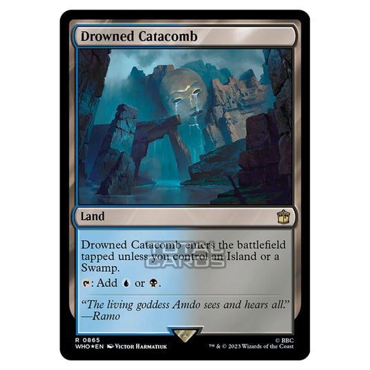 Magic The Gathering - Universes Beyond - Doctor Who - Drowned Catacomb (Surge Foil) - 0865