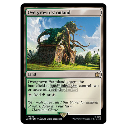 Magic The Gathering - Universes Beyond - Doctor Who - Overgrown Farmland (Surge Foil) - 0883