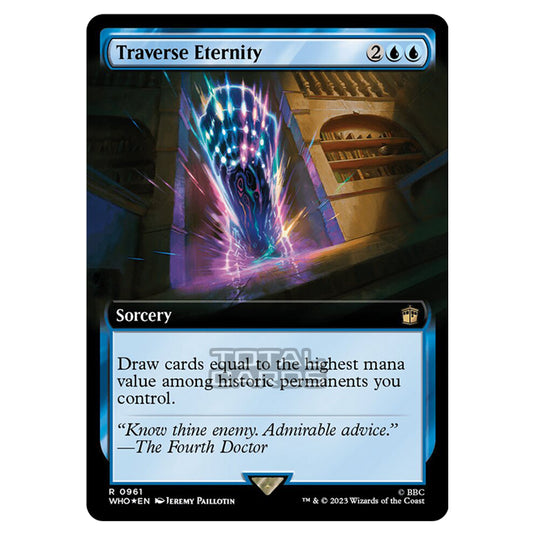 Magic The Gathering - Universes Beyond - Doctor Who - Traverse Eternity (Surge Foil) - 0961