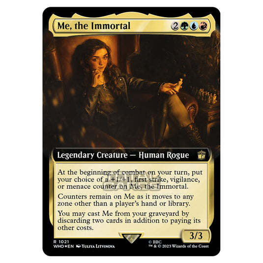 Magic The Gathering - Universes Beyond - Doctor Who - Me, the Immortal (Surge Foil) - 1021