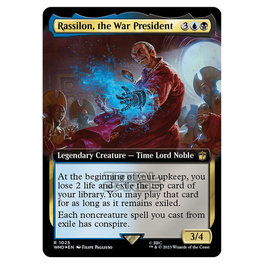 Magic The Gathering - Universes Beyond - Doctor Who - Rassilon, the War President (Surge Foil) - 1025