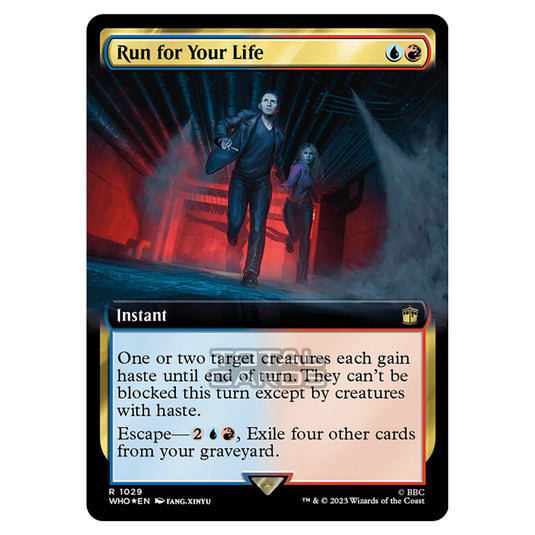 Magic The Gathering - Universes Beyond - Doctor Who - Run for Your Life (Surge Foil) - 1029