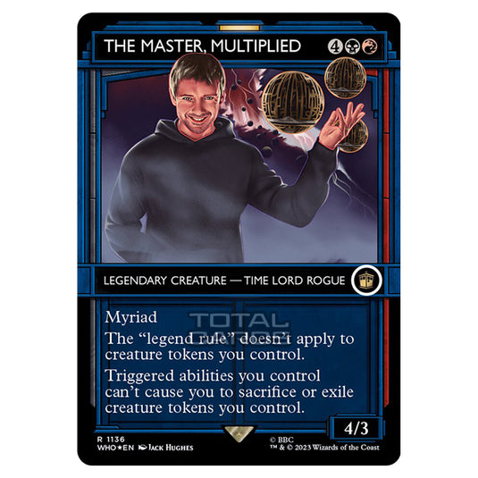 Magic The Gathering - Universes Beyond - Doctor Who - The Master, Multiplied (Surge Foil) - 1136