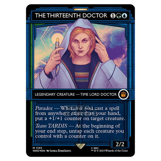 Magic The Gathering - Universes Beyond - Doctor Who - The Thirteenth Doctor (Surge Foil) - 1155