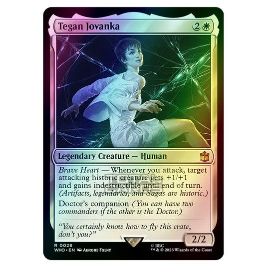 Magic The Gathering - Universes Beyond - Doctor Who - Tegan Jovanka - 0028 (Foil)