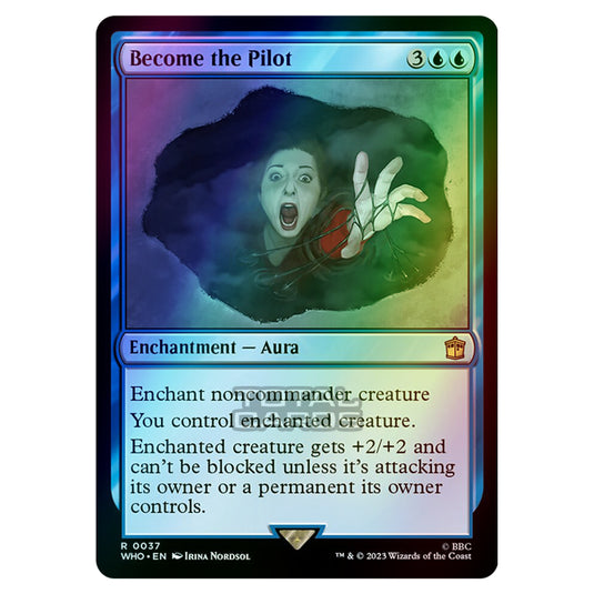 Magic The Gathering - Universes Beyond - Doctor Who - Become the Pilot - 0037 (Foil)