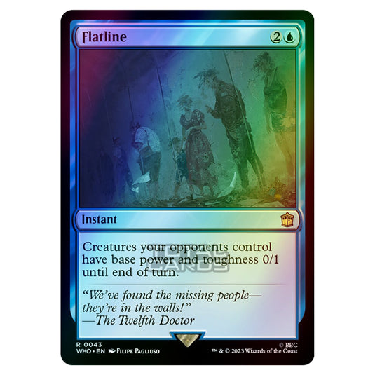 Magic The Gathering - Universes Beyond - Doctor Who - Flatline - 0043 (Foil)