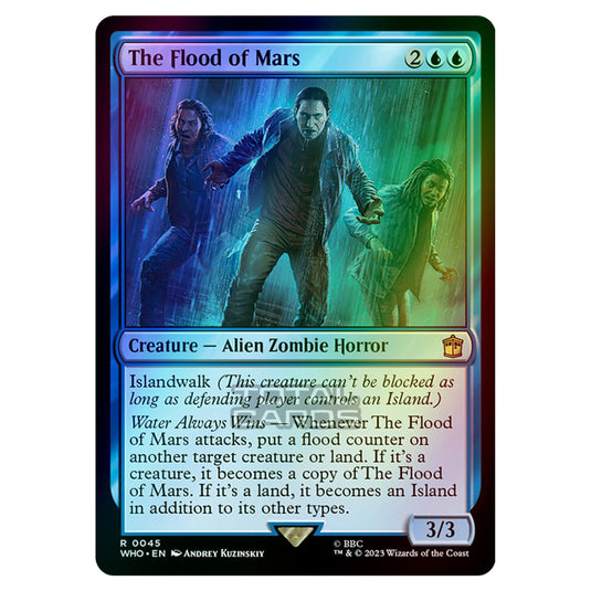 Magic The Gathering - Universes Beyond - Doctor Who - The Flood of Mars - 0045 (Foil)
