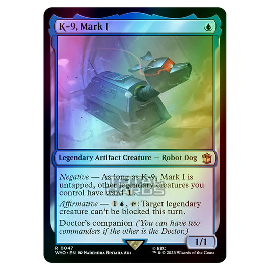 Magic The Gathering - Universes Beyond - Doctor Who - K-9, Mark I - 0047 (Foil)