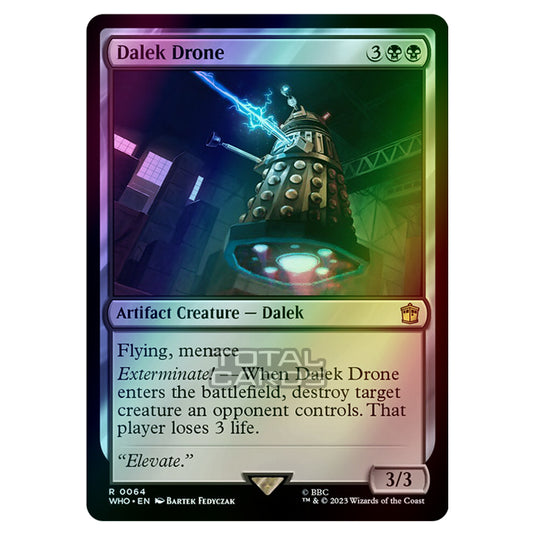 Magic The Gathering - Universes Beyond - Doctor Who - Dalek Drone - 0064 (Foil)