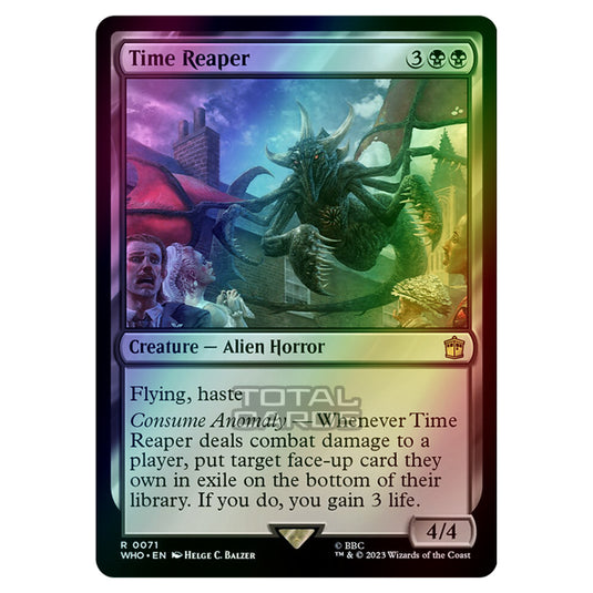 Magic The Gathering - Universes Beyond - Doctor Who - Time Reaper - 0071 (Foil)