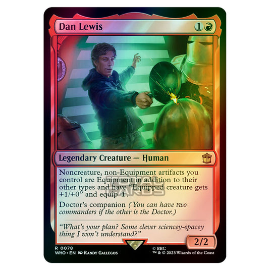 Magic The Gathering - Universes Beyond - Doctor Who - Dan Lewis - 0078 (Foil)